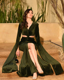 Olive Velvet Athena Gown