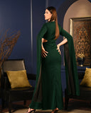 Green Shimmer Athena Gown