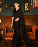 Black Frill Saree