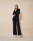 JANET BLAZER SET (BLACK) - Wabi Sabi