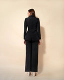 JANET BLAZER SET (BLACK) - Wabi Sabi