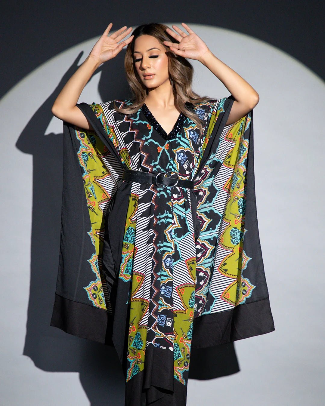 TRIBAL PRINT CAPE – Wabi Sabi